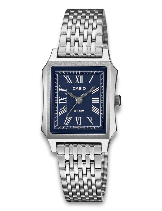 Casio Timeless LTP-B190D-2BVER dameklokke i stål