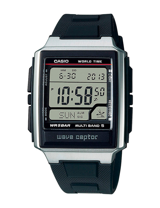 Casio Radio Controlled WV-59R-1AEF herreklokke i stål