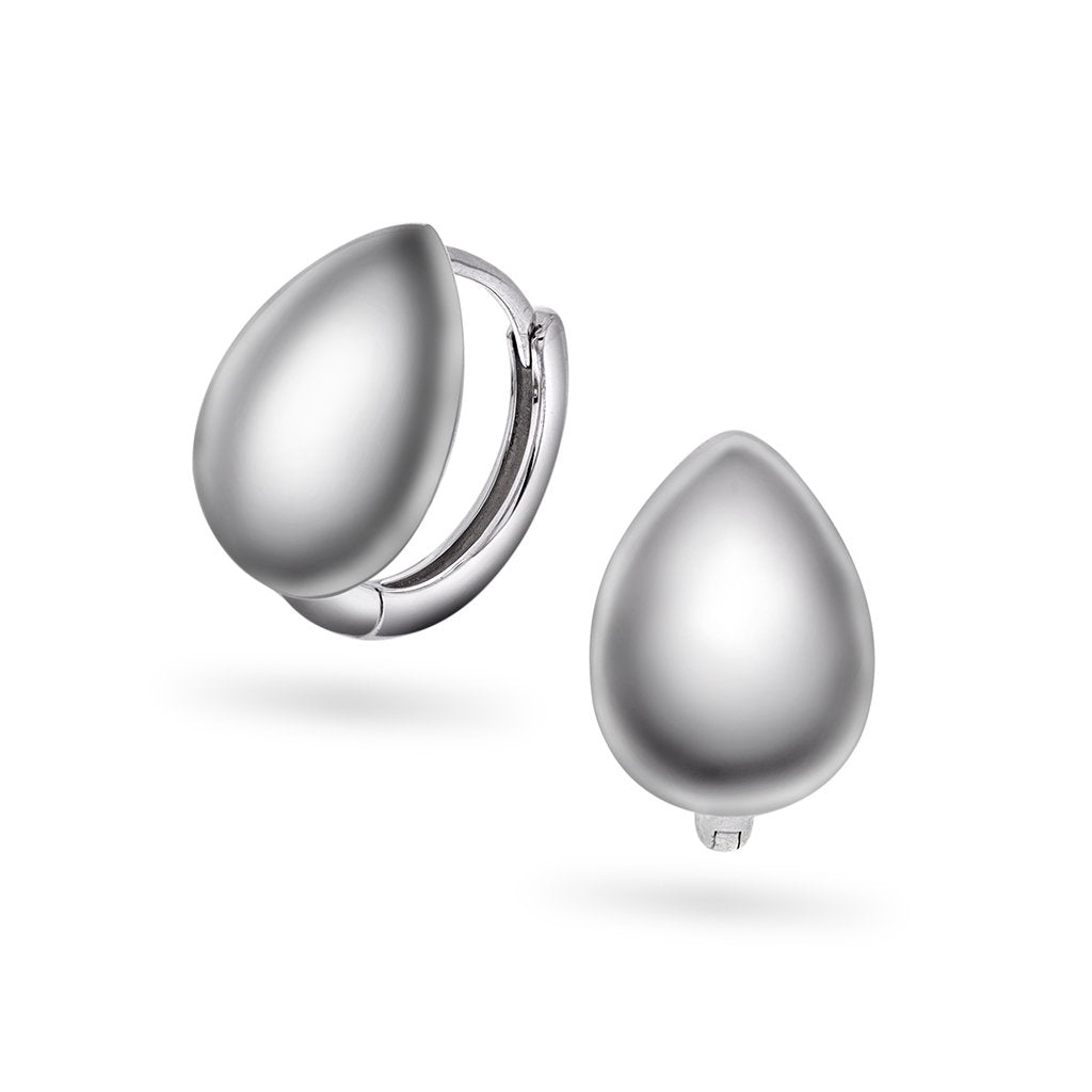 Studio Ball øredobber i 925 sølv, dråpeform, 13 mm, bilde 1 av 4