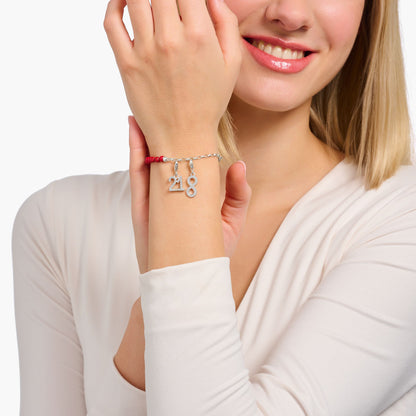 Sølv Infinity Charm anheng med zirconia steiner sølv 2171-051-21
