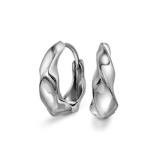 Twist øredobber i sølv 15 mm 221394