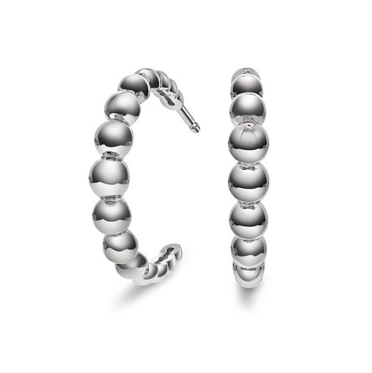Bubble øredobber i sølv 22 mm 221399