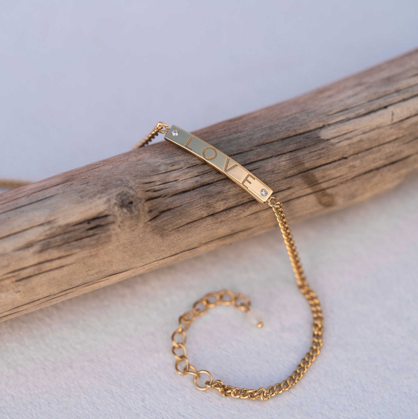 Believe in Love armbånd med rosenkvarts 221405