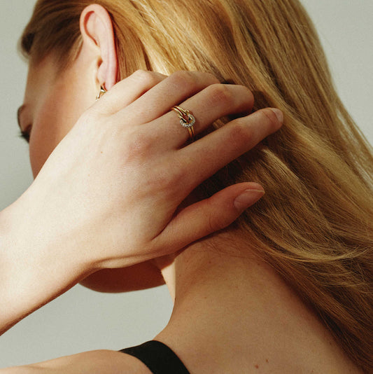 RING I GULL MED DIAMANT 0,15 CT WSI 22150028
