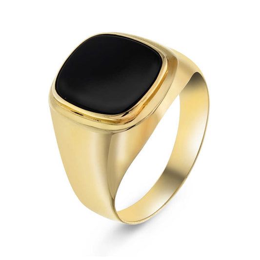 RING I GULL MED ONYX 2275044-21