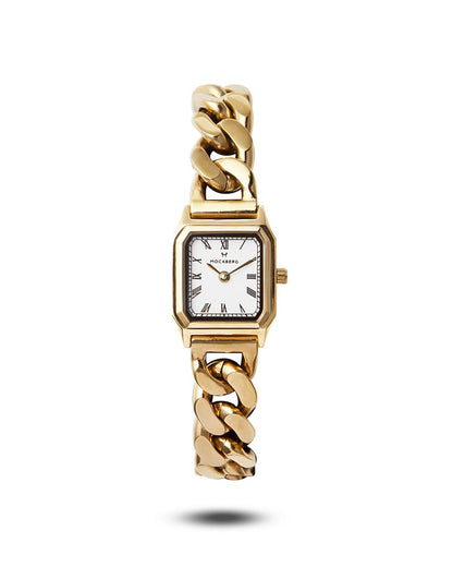 Grace Gullfarget / Hvit 18x19mm SKU | MO303 - Bjerveur.noGrace Gullfarget / Hvit 18x19mm SKU | MO303