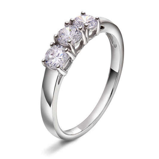 Farah ring i sølv med zirkonia 240362