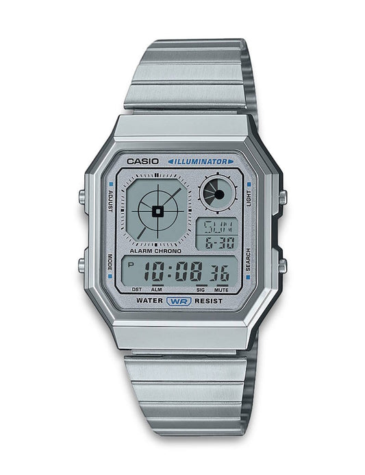 Casio Vintage A130WE-7AEF herreklokke i resin, bilde 1 av 2