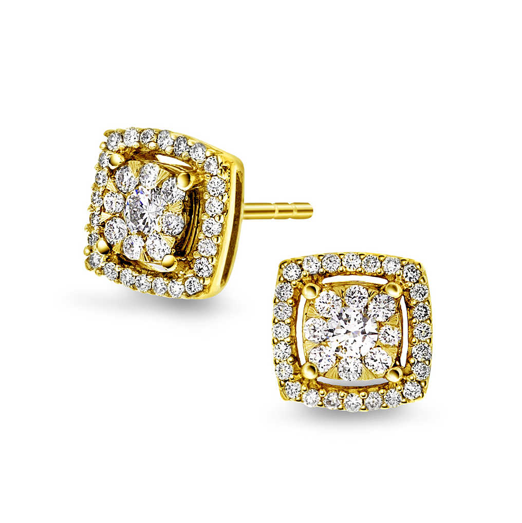ØREDOBBER I GULL MED DIAMANT 0,50 CT WSI 24150003