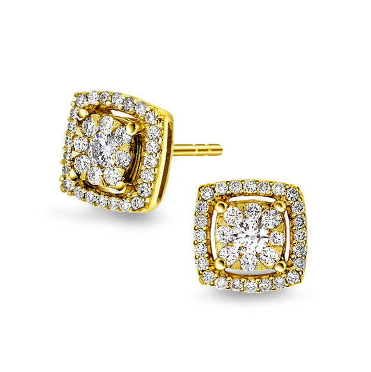 ØREDOBBER I GULL MED DIAMANT 0,50 CT WSI 24150003
