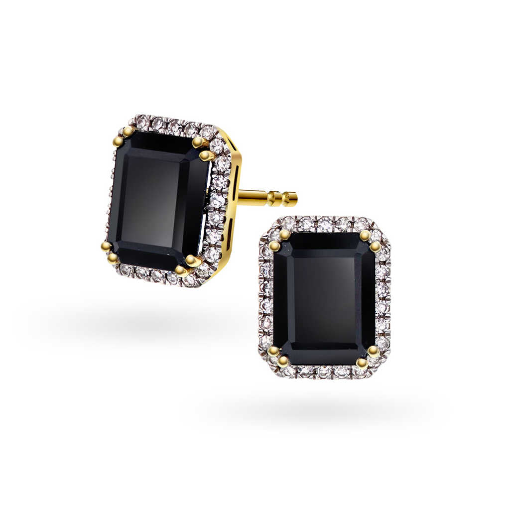 Øredobber i gull med diamant 0,18 ct WSI 24150043-ONY