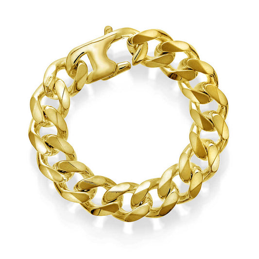 Panser armbånd i sølv 15,8 mm 21 cm 24161221