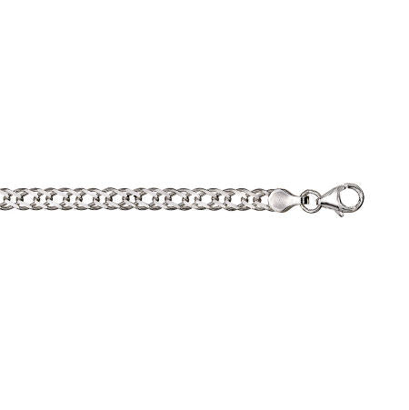 TVILLING PANSER ARMLENKE I SØLV 4,8 MM 248219