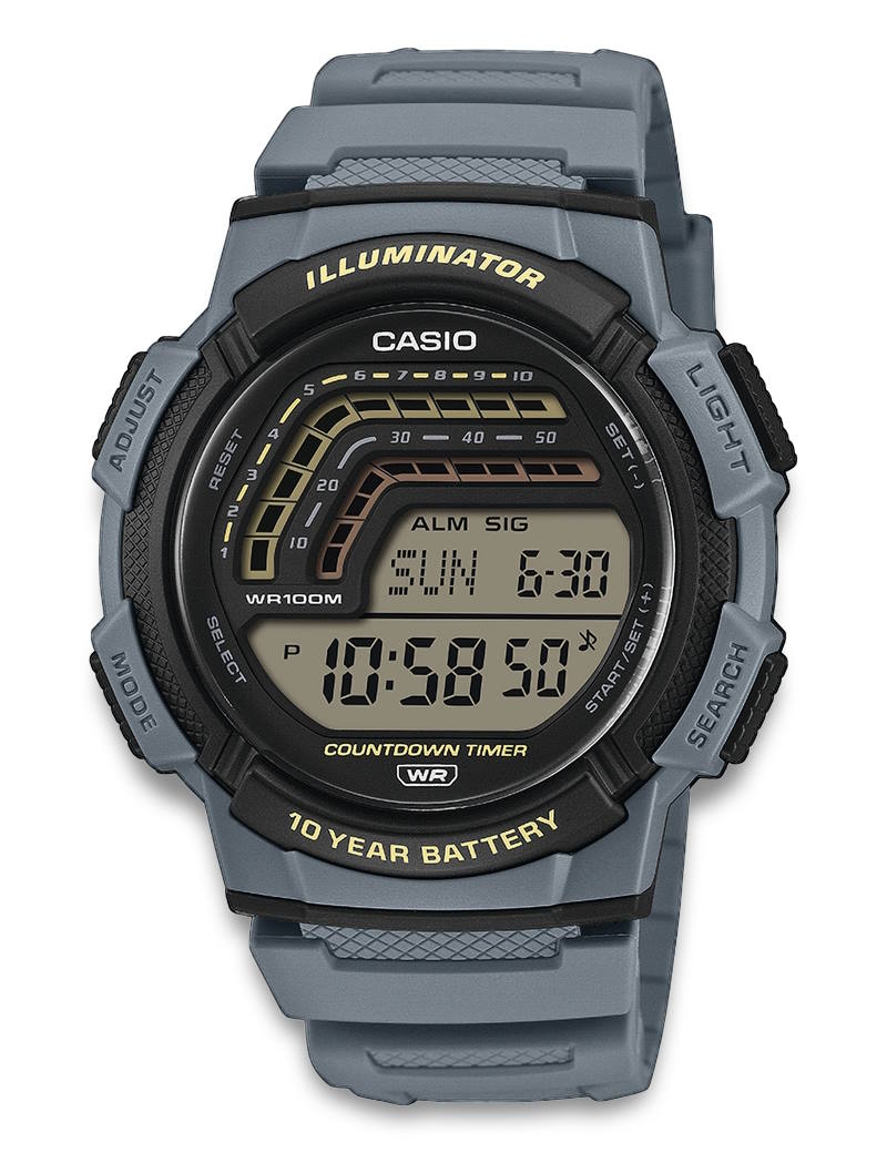 Casio Timeless WS-1800-2AVEF herreklokke i resin