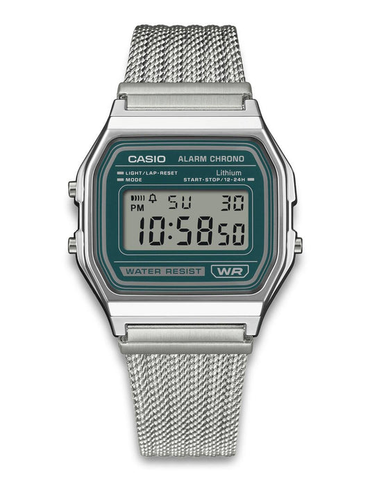 Casio Vintage A158WEM-3EF herreklokke i resin