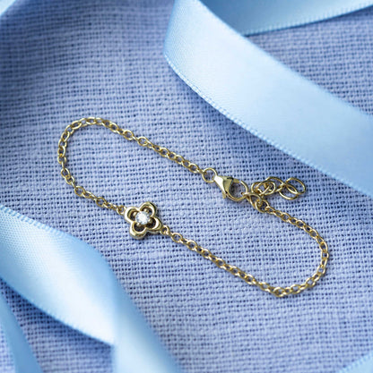 Armbånd i sølv med hvit zirkonia 25222