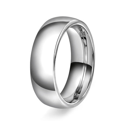 Ring med hvelvet og buet profil, polert, bilde 9 av 12