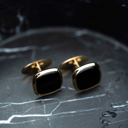 MANSJETTKNAPPER I GULL ONYX 2545044-21