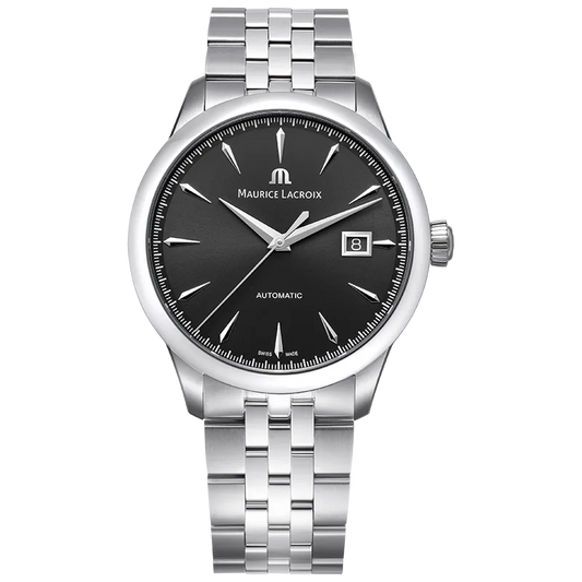 Maurice Lacroix 1975 756008-SS002-330-1 herreklokke i stål, bilde 1 av 2