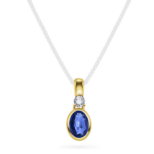 Anheng i gull med diamant 0,07 WSI 26100025-48S