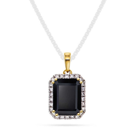 Anheng i gull med diamant 0,14 ct WSI 26150043-ONY