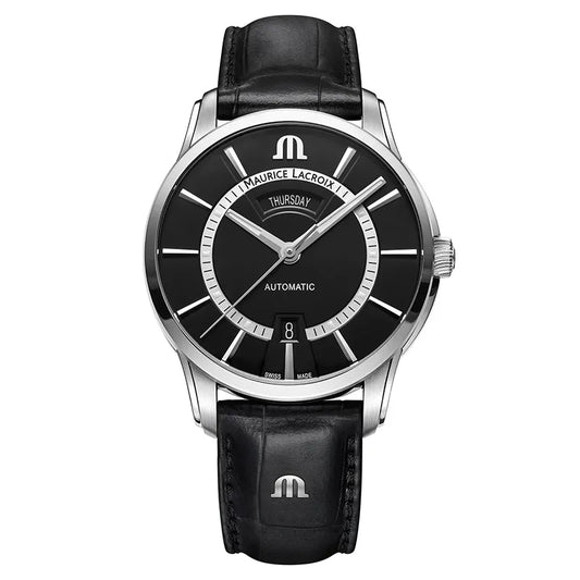 Maurice Lacroix Pontos PT6358-SS001-332-2 herreklokke i stål, bilde 1 av 2