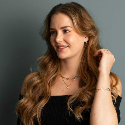 Collier i gull 27900002-50