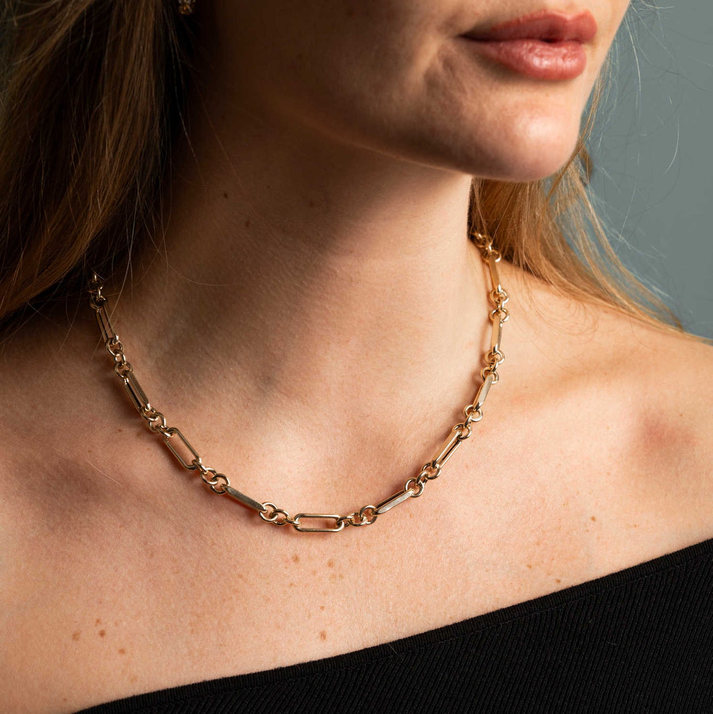 Collier i gull 27950001-45