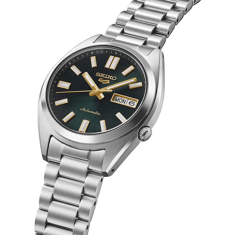 Seiko 5 SRPL57K1 Herreklokke i Stål - Automatisk 100m