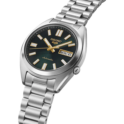 Seiko 5 SRPL57K1 Herreklokke i Stål - Automatisk 100m