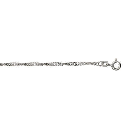 SINGAPORE ARMBÅND I SØLV 2,3 MM 18,5 CM 284418