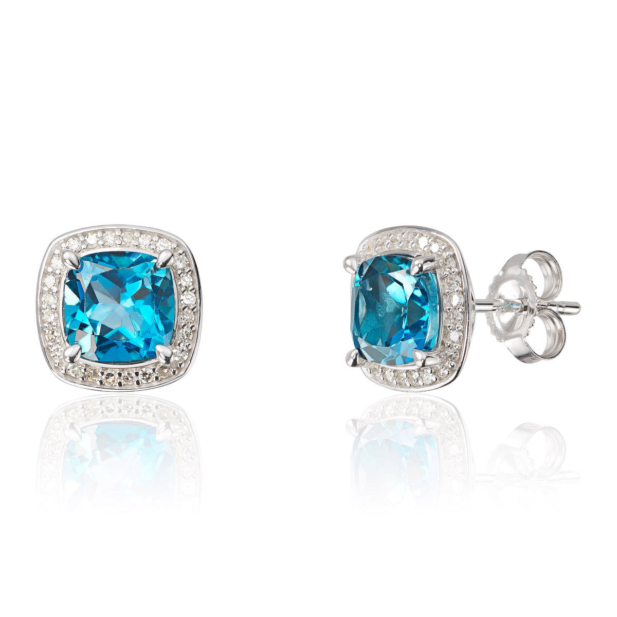 Ørepynt Topas London blue 0,13ct WSI HV 585 Artikkelnr: 47391 - Bjerveur.noØrepynt Topas London blue 0,13ct WSI HV 585 Artikkelnr: 47391