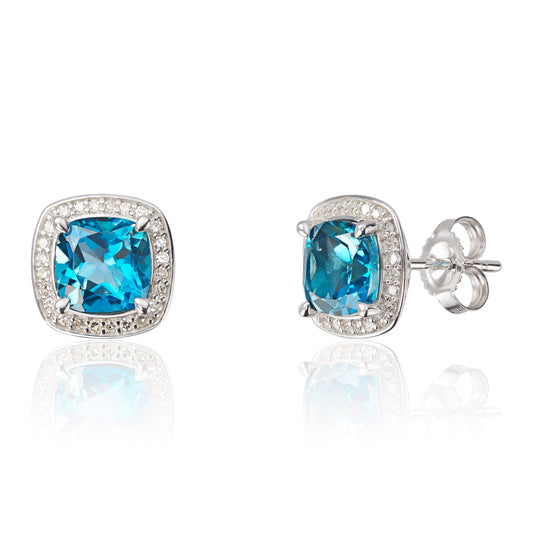 Ørepynt Topas London blue 0,13ct WSI HV 585 Artikkelnr: 47391 - Bjerveur.noØrepynt Topas London blue 0,13ct WSI HV 585 Artikkelnr: 47391