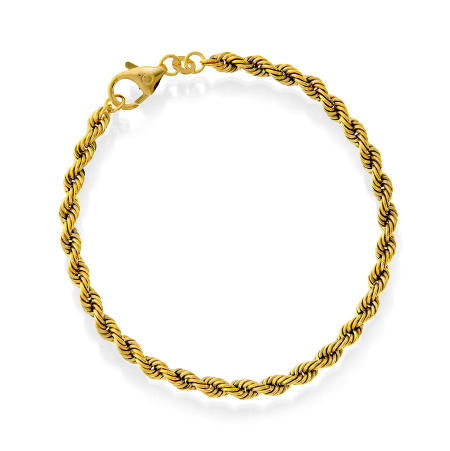 CORDEL ARMBÅND I GULL 3,8 MM 18 CM 2896407.18