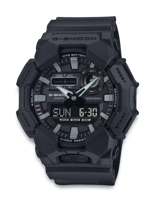 Casio G-Shock GA-010-1A1ER herreklokke i resin - Ana-digi