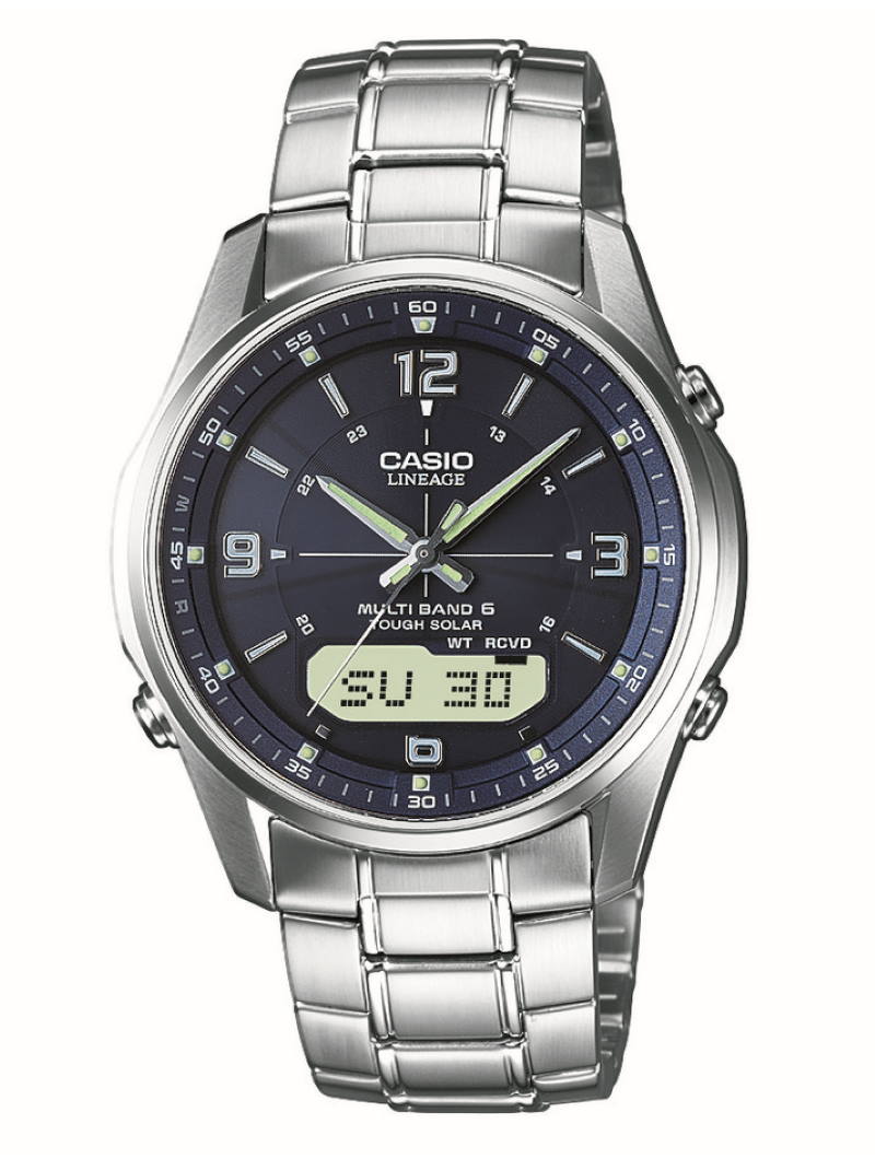 Casio WVA-M650D-2AER herreklokke i stål
