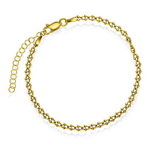 Armbånd i forgylt sølv 2,8 mm, 16 cm, bilde 1 av 4