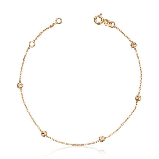Armbånd i 14K gult gull Artikkelnr: 17091 - Bjerveur.noArmbånd i 14K gult gull Artikkelnr: 17091