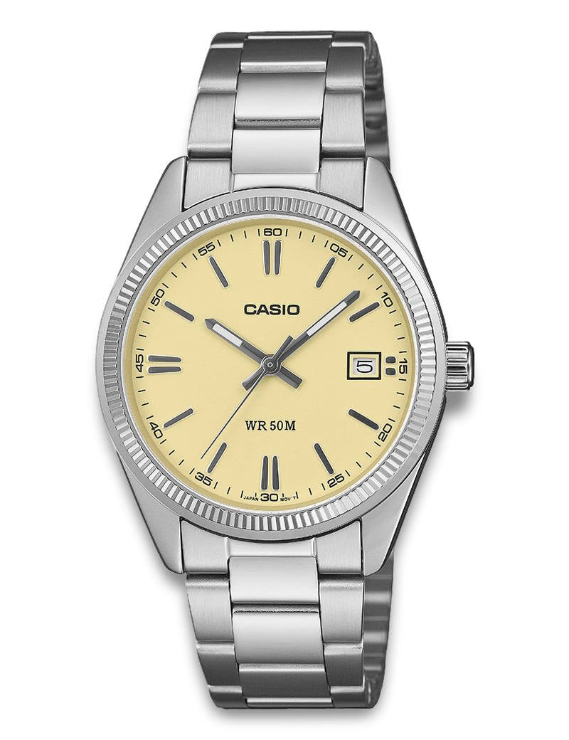 Casio Timeless UTP-1302PD-9AVEF herreklokke i stål