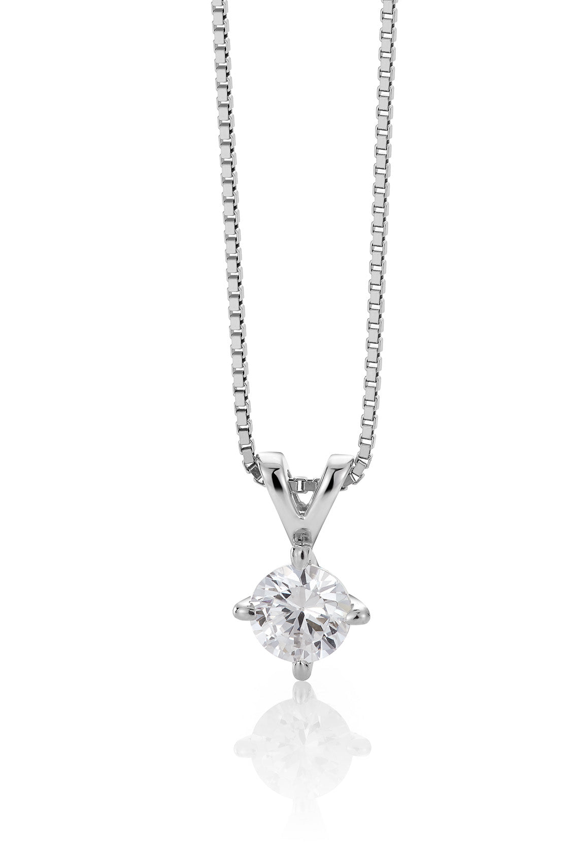 Svolder anheng i 585 gull med diamant 0,9 ct SI, bilde 1 av 2