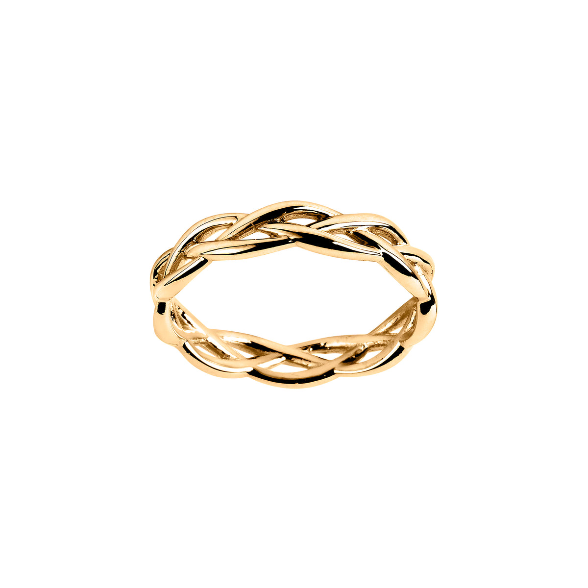 Evighet ring i 585 gult gull 4,3 mm