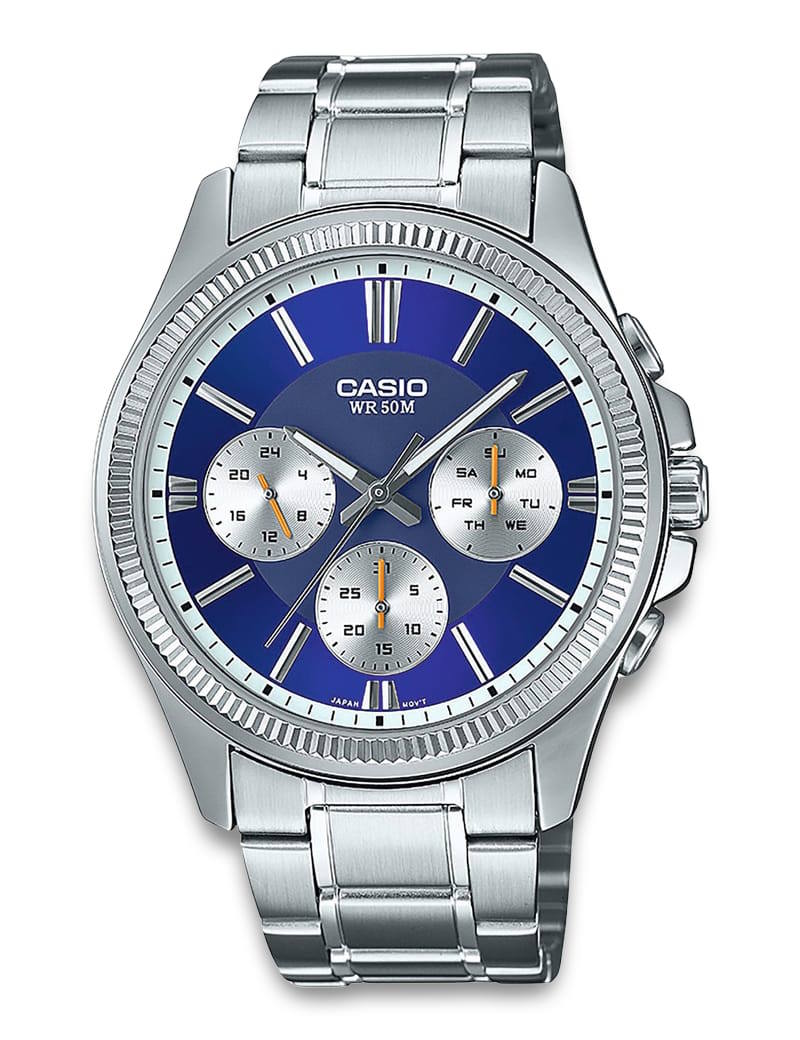 Casio Timeless MTP-1375PD-2A1VEF herreklokke i stål