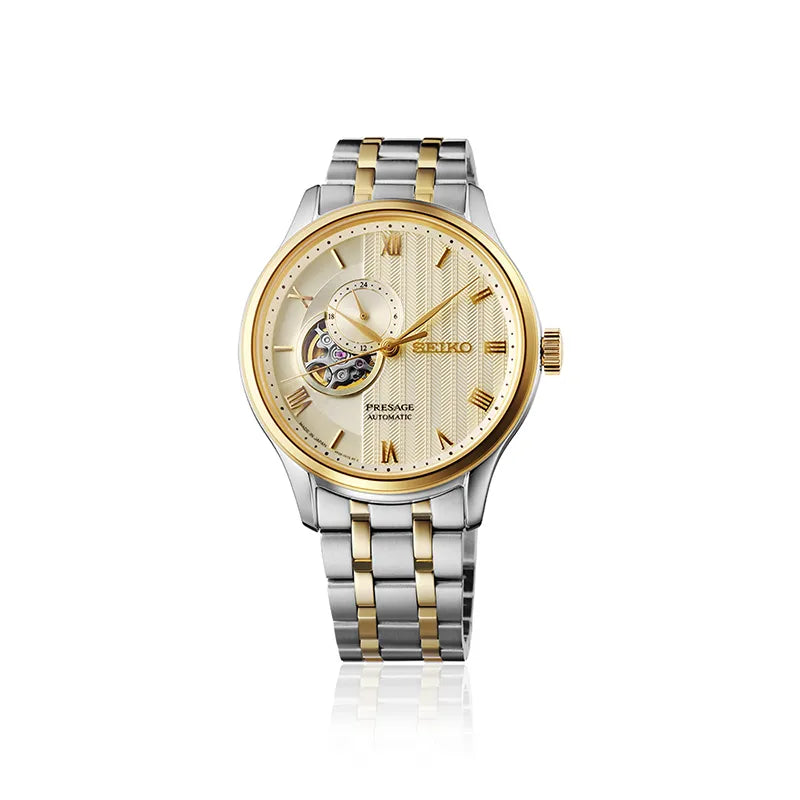 Seiko Presage SSA464 Herreklokke i Stål - Automatisk Open Heart, bilde 4