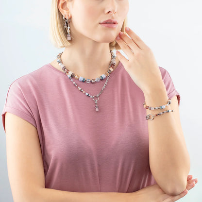 GeoCUBE® Precious Statement armbånd sølv-pastell 3039300738
