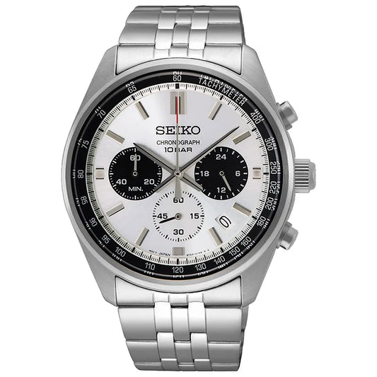Seiko SSB425P1 herreklokke i stål, bilde 1 av 2