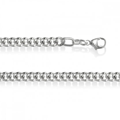 Armbånd i sølv, panser 5 mm, bilde 4 av 5