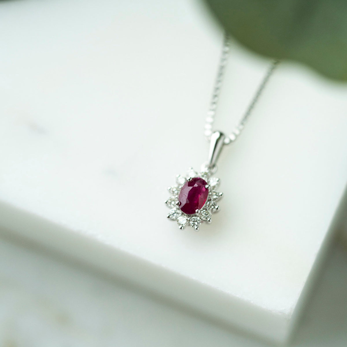 Anheng i gull med diamant 0,24 ct TW/SI, nr. 1615887-RUB, bilde 4