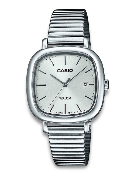 Casio Timeless LTP-B166D-7AVEF herreklokke i stål - Ana-digi