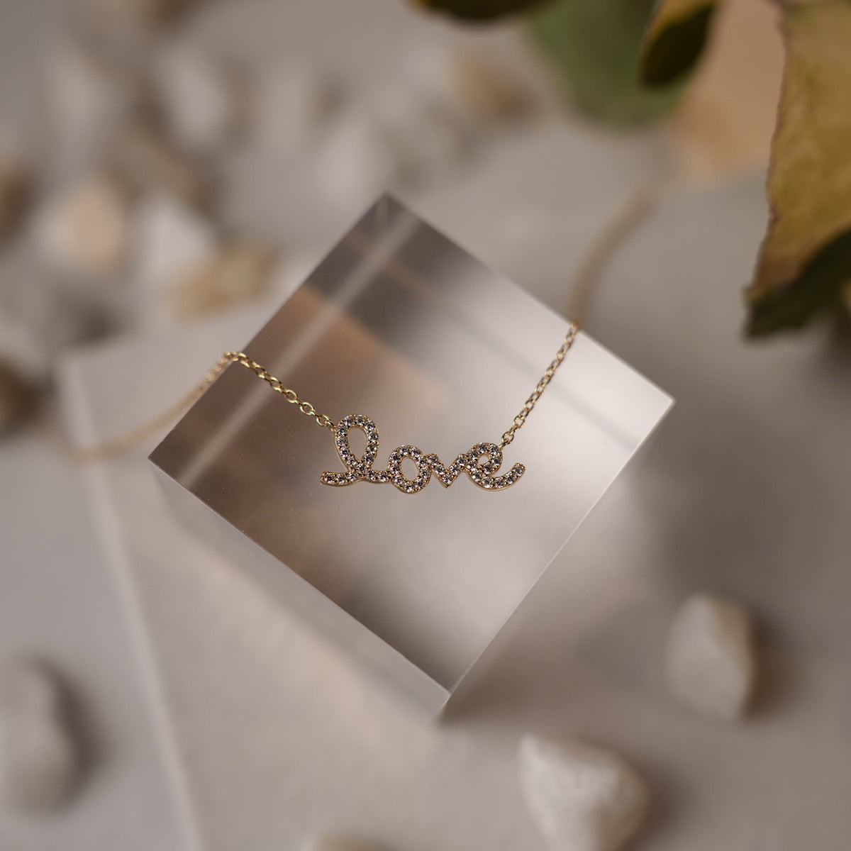 Serenity smykke i forgylt sølv med zirkonia, Bright love, bilde 3 av 4
