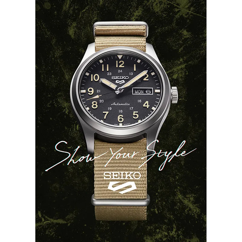 Seiko 5 SRPG35 Herreklokke i Stål - Automatisk